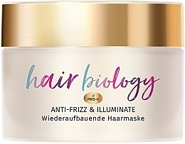 Fragrances, Perfumes, Cosmetics Unruly Hair Mask - Pantene Pro-V Hair Biology Anti-Frizz & Illuminate Mask