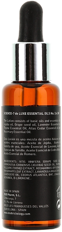 Science-7 Essential Oil #3.4.5B - Divination Simone De Luxe Science-7 DeLuxe Essential Oils — photo N2