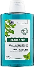 Fragrances, Perfumes, Cosmetics Detox Shampoo - Klorane Anti-Pollution Detox Shampoo With Aquatic Mint