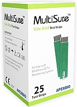 Uric Acid Test Strips - Diather Diagnostics & Therapy Multisure GCTU — photo N1