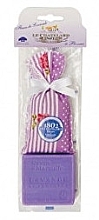 Fragrances, Perfumes, Cosmetics Set "Lavender" - Le Chatelard 1802 (soap/100g + pouch/18g)