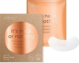 Fragrances, Perfumes, Cosmetics Neck Patch with Hyaluronic Acid - Apricot It's Neck Or Nothing Hyaluron Neck Pad