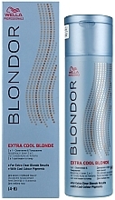 Hair Bleaching & Toning Powder - Wella Professionals BLONDOR Extra Cool Blonde — photo N1