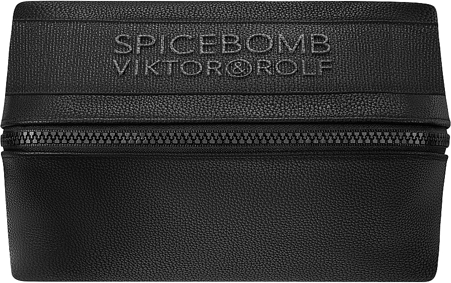 GIFT! Toiletry Pouch, black - Viktor & Rolf Spicebomb Toiletry Pouch 2023 — photo N1