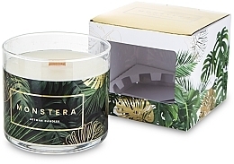 Fragrances, Perfumes, Cosmetics Decorative Candle, 9x10 cm - Artman Monstera