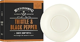 Shaving Soap - Scottish Fine Soaps Thistle & Black Pepper Shave Soap Refill — photo N1