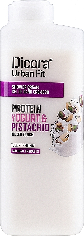 Cream Shower Gel "Protein Yoghurt & Pistachios" - Dicora Urban Fit Shower Cream Protein Yogurt & Pistachio — photo N1