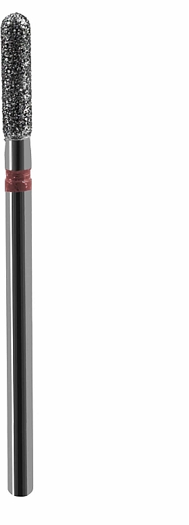 Nail Cutter Head DW1 'Rounded Cylinder', delicate, red - Sunone Diamond Nail Drill — photo N2