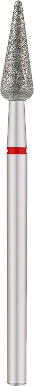 Cone Diamond Nail Drill Bit #214, large, d 4.0 mm, soft abrasive - Kodi Professional — photo N1