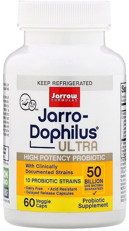 Dietary Supplement "Probiotics" - Jarrow Formulas Ultra Jarro-Dophilus Ultra, 50 Billion — photo N1