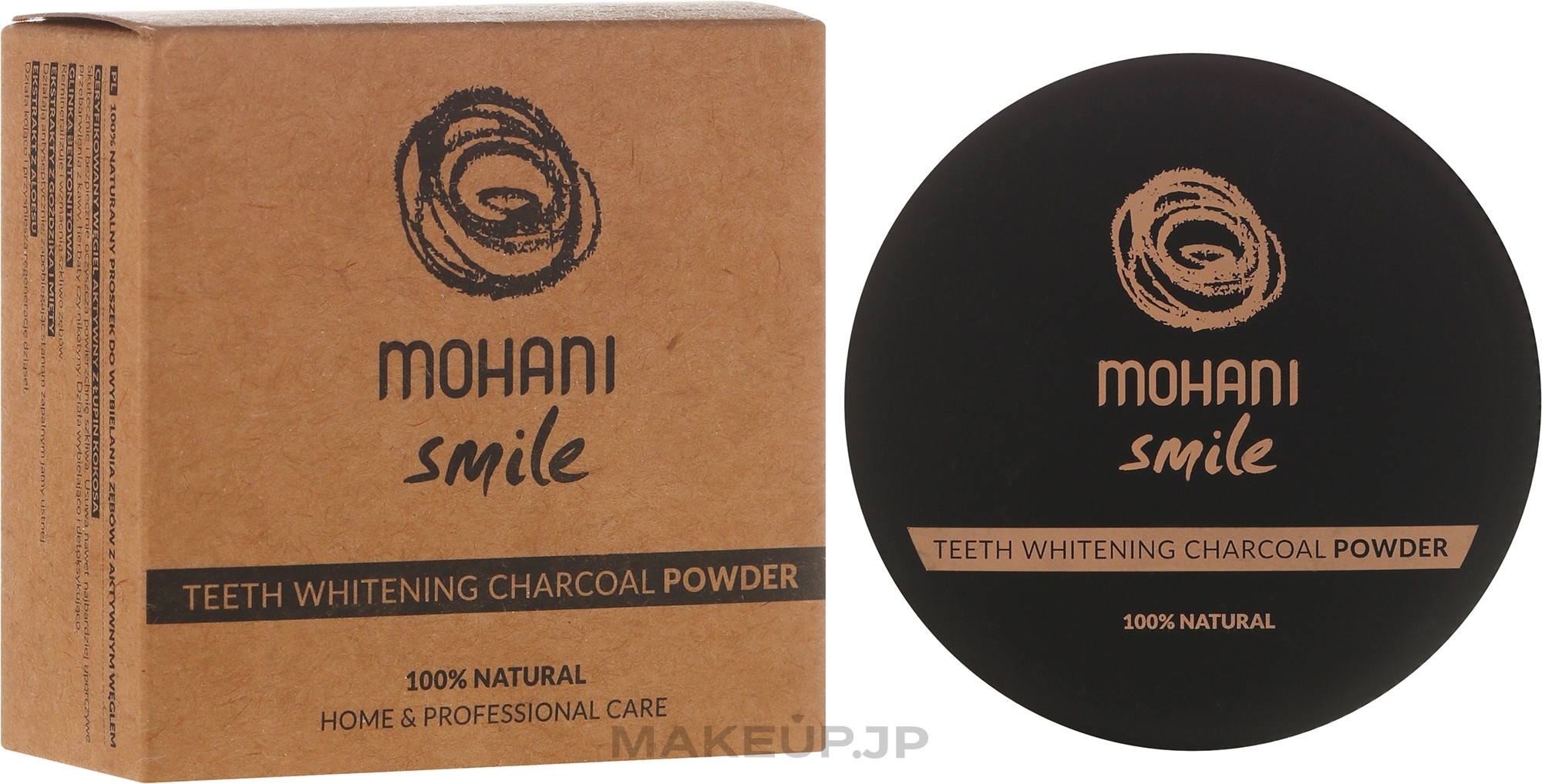 Whitening Tooth Powder - Mohani Smile Teeth Whitening Charcoal Powder — photo 30 g