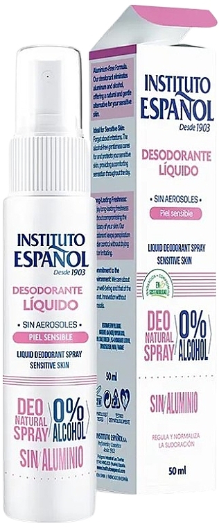 Sensitive Skin Deodorant  - Instituto Espanol Liquid Deodorant Sensitive Skin — photo N1