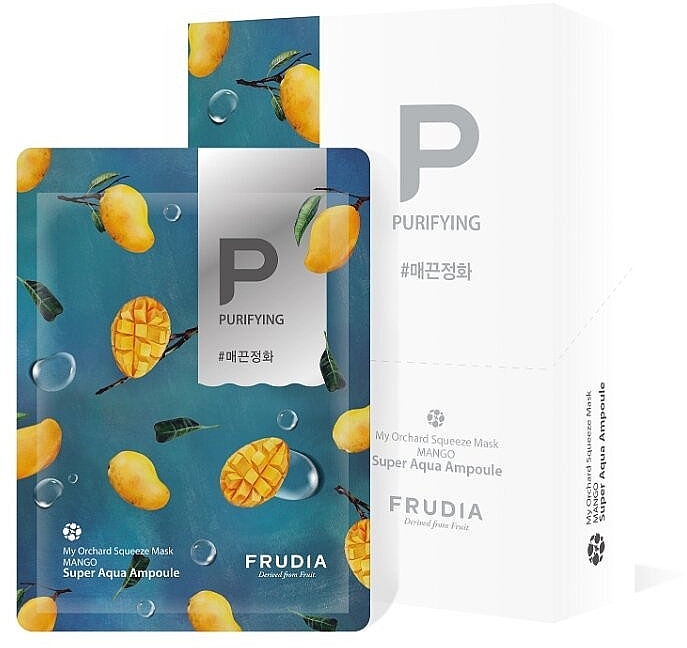 Mango Face Sheet Mask - Frudia My Orchard Squeeze Mask Mango — photo N3