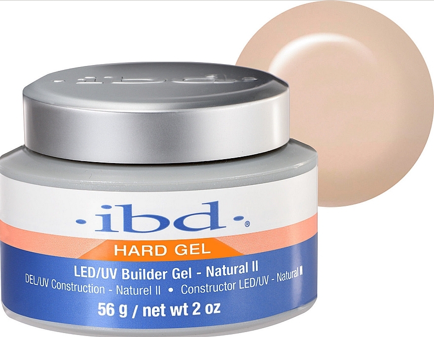 Cover Builder Nail Gel - IBD LED/UV Builder Gel Natural II — photo N1