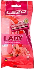 Disposable Razor, 5 pcs - Lezo Lady — photo N1