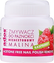 Fragrances, Perfumes, Cosmetics Acetone-Free Raspberry Nail Polish Remover with Sponge - Ados Acetone Free Nail Polish Remover