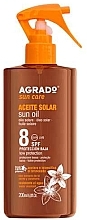 Fragrances, Perfumes, Cosmetics Tan Accelerating & Boosting Oil SPF8 - Agrado Aceite Solar SPF8