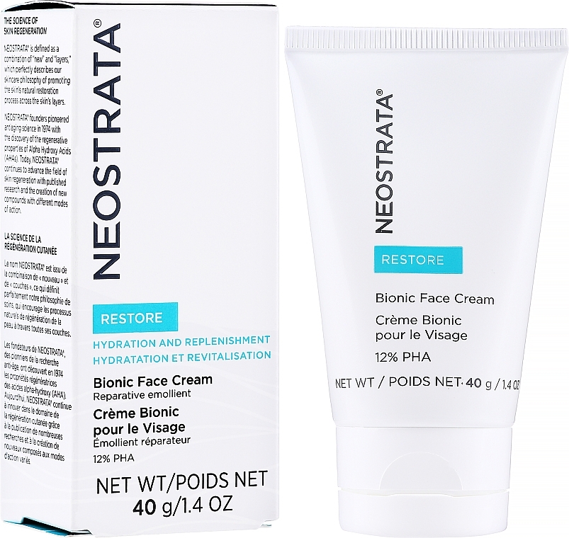 Face Cream - NeoStrata Restore Bionic Face Cream 12% PHA — photo N2