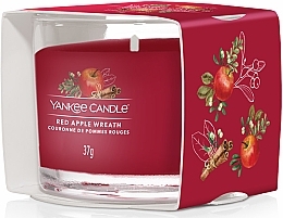 Scented Mini Candle in Jar - Yankee Candle Red Apple Wreath Filled Votive — photo N2