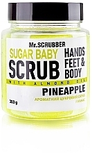 Fragrances, Perfumes, Cosmetics Sugar Body Scrub "Pineapple" - Mr.Scrubber Sugar Baby Hands Feet & Body Scrub