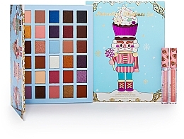 I Heart Revolution Christmas Nutcracker Makeup Gift Set - I Heart Revolution Christmas Nutcracker Makeup Gift Set (shadow palette/30x0.9g + lip gloss/2x2.5ml) — photo N4