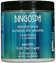 Keratin & Spirulina Hair Mask - BingoSpa Keratin Hair Treatment With Spirulina — photo N1