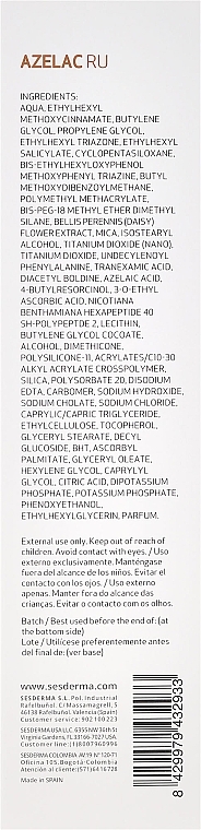 Depigmenting Facial Fluid Cream - SesDerma Laboratories Azelac Luminous Fluid Cream — photo N3