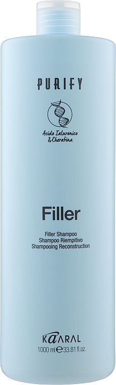 Shampoo-Filler with Keratin and Hyaluronic Acid - Kaaral Purify Filler Shampoo — photo N3