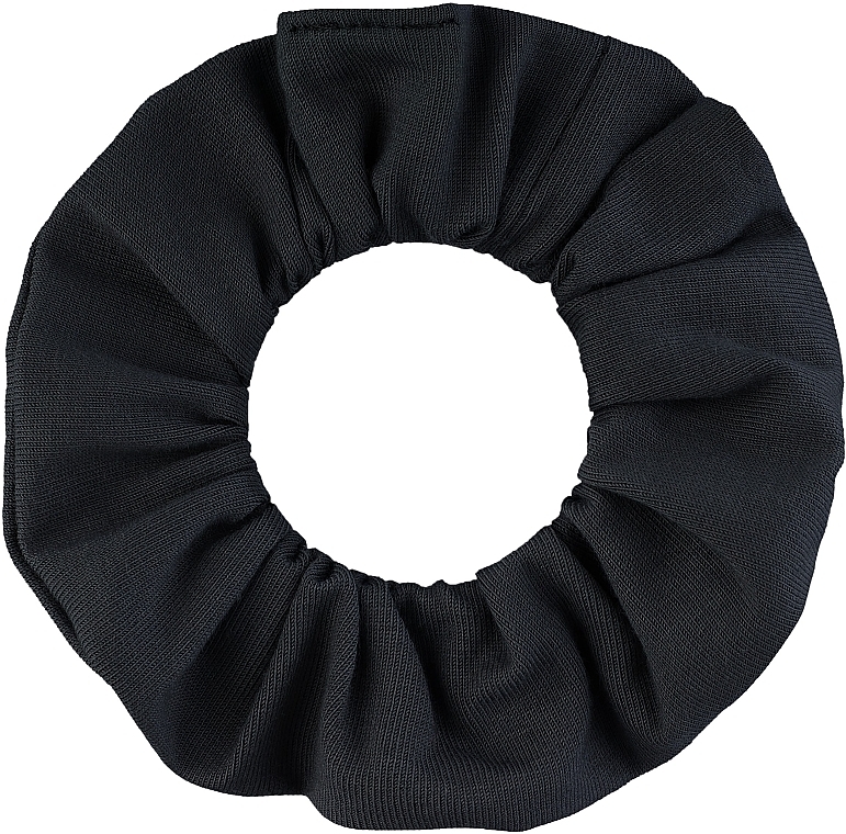 Knit Classic Scrunchie, Black - MakeUp — photo N2