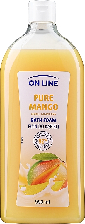 Mango Bath Foam - On Line Bath Foam Pure Mango — photo N1