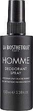 Fragrances, Perfumes, Cosmetics Refreshing Lasting Deodorant Spray - La Biosthetique Homme Deodorant Spray