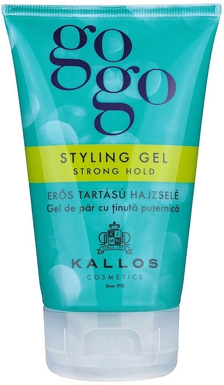 Hair Gel - Kallos Cosmetics Gogo Styling Gel Strong Hold  — photo N1