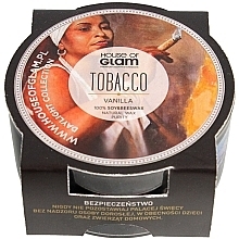 Fragrances, Perfumes, Cosmetics Scented Candle - House of Glam Tobacco & Vanilla Candle (mini size)