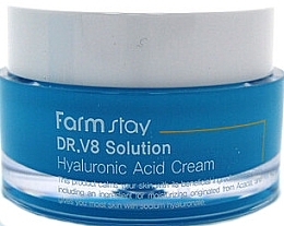 Anti-Wrinkle Brightening Hyaluronic Acid Face Cream - FarmStay DR.V8 Solution Hyaluronic Acid Cream — photo N1