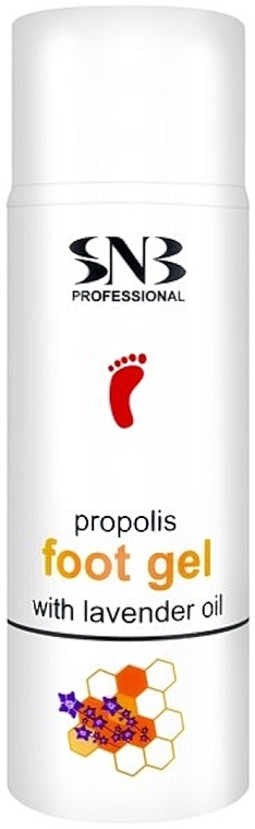 Foot Gel with Propolis & Lavender Oil - SNB Professional Foot Gel With Propolis And Lavender Oil — photo N1