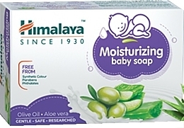 Baby Soap with Aloe Vera & Olive Oil - Himalaya Herbals Moisturizing Baby Soap — photo N1