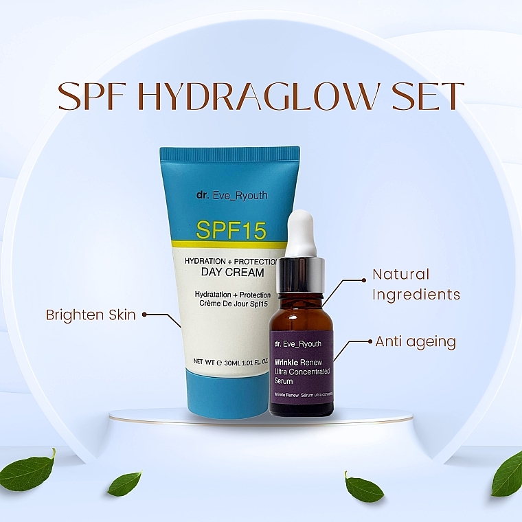 Set - Dr. Eve_Ryouth SPF & Hydraglow Set (cr/30ml+ser/15ml) — photo N2