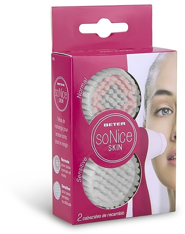 Face Cleansing Brush Heads - Beter So Nice Skin — photo N1