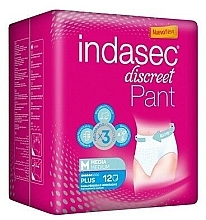 Fragrances, Perfumes, Cosmetics Sanitary Napkins, 12 pcs - Indasec Discreet Pant Medium Plus