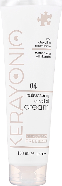 Keratin Cream for Damaged Hair - Freelimix Kerayonic Restructuring Crystal Cream 04 — photo N1