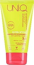 Fragrances, Perfumes, Cosmetics 3in1 Natural Cleansing Gel - UNIQ Acne Stop Natural 3in1 Cleansing Gel