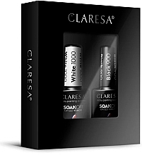 Fragrances, Perfumes, Cosmetics Gel Polish Set #22 - Claresa SoakOff UV/LED Color Black/White (gel/polish/2x5g)