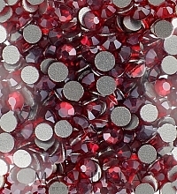 Decorative Nail Crystals 'Light Siam Satin', size SS 05, 200pcs - Kodi Professional — photo N1