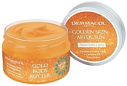 After Sun Body Butter - Dermacol After Sun Gold Regenerating Shimmering Body Butter — photo N2