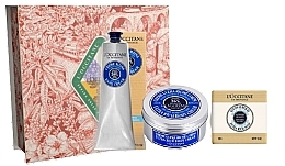 Fragrances, Perfumes, Cosmetics Set - L'Occitane Shea Butter (h/cr/150ml + b/cr/200ml + soap/100g)