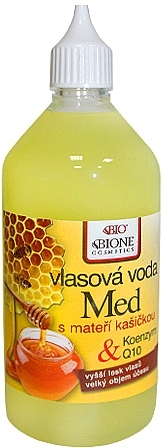 Royal Jelly Hair Water - Bione Cosmetics Honey + Q10 — photo N1