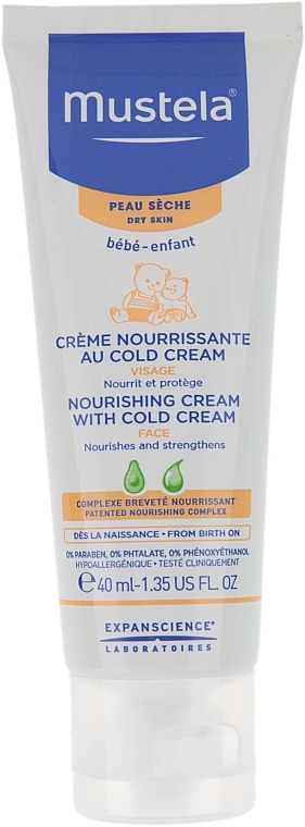 Cold Face Cream - Mustela Bebe Nourishing Cream with Cold Cream — photo N3