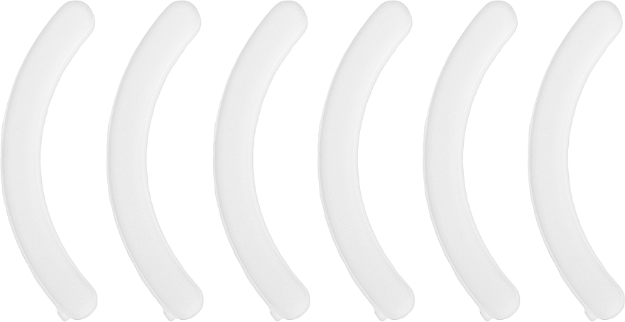 Lash Curler Rubber Pads PS5204, white - Rapira — photo N4