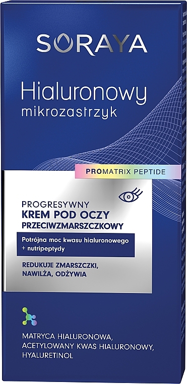 アンチリンクル アイクリーム - Soraya Hyaluronic Microinjection Pro Matrix Peptide Anti-Wrinkle Eye Cream — photo N2