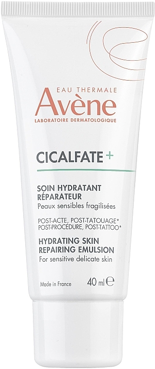 Moisturising Regenerating Emulsion - Avene Eau Thermale Cicalfate+ Hydrating Skin Repairing Emulsion — photo N4